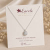 925 Sterling Silver Cushion-Cut CZ Chain Pendant Necklace